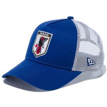 ニューエラ キッズ キャップ メッシュキャップ 帽子 NEW ERA Youth 9FORTY A-Frame トラッカー サッカー日本代表 ver. 子供用 男の子 女の子 誕生日 プレゼント 11599566 ブルー ホワイト