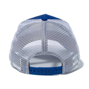 ニューエラ キッズ キャップ メッシュキャップ 帽子 NEW ERA Youth 9FORTY A-Frame トラッカー サッカー日本代表 ver. 子供用 男の子 女の子 誕生日 プレゼント 11599566 ブルー ホワイト
