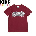ナインルーラーズ キッズ Tシャツ 半袖 子供服 NINE RULAZ Kids' Serveillance Camera Tee NRKSS18-005 バーガンディー(4)