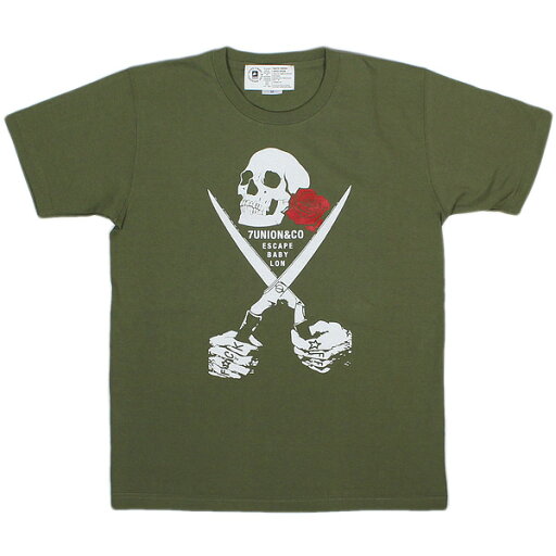 7ユニオン Tシャツ 7UNION Escape Babylon 2018 Tee IPVW-014C OLIVE オリーブ 7ユニオン Tシャツ 7UNION Escape Babylon 2018 Tee IPVW-014C OLIVE オリーブ