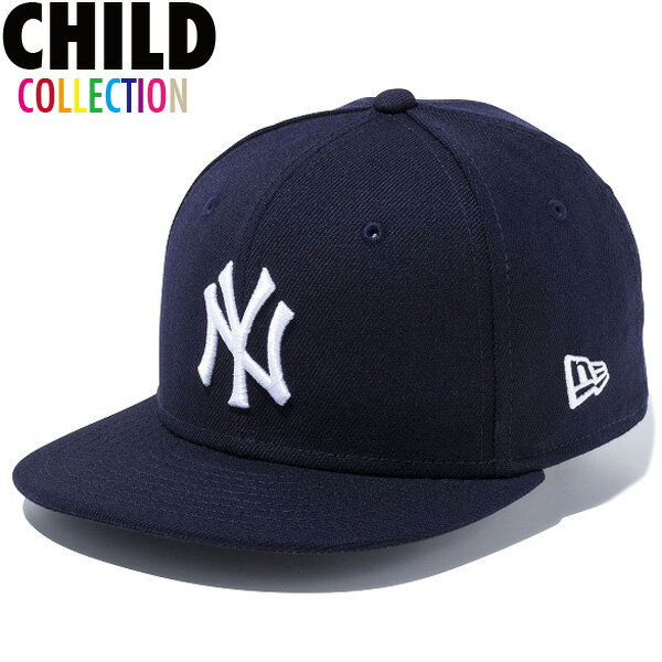 正規取扱店 ニューエラ キャップ チャイルド 送料無料 NEW ERA Child 9FIFTY ニューヨーク・ヤンキース スナップバック メジャーリーグ 野球 子供用 帽子 チャイルド 男の子 女の子 誕生日 プレゼント ネイビー ホワイト 50.1cm～53.9cm 13561996