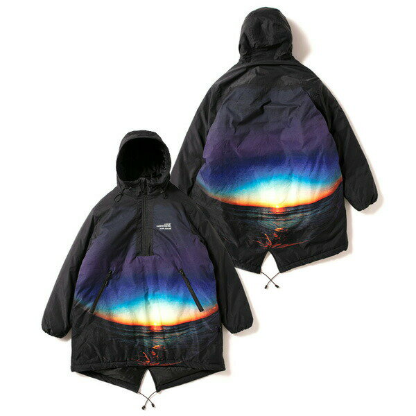 楽天BLACK STOREアップルバム ジャケット メンズ レディース 送料無料 APPLEBUM Summer Madness Long Anorak Parka アノラック パーカー アウター ストリート ブランド applebum おしゃれ プレゼント ネイビー/マルチ M-XL 1920613