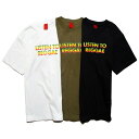 ナインルーラーズ Tシャツ メンズ レディース 半袖 ロゴTシャツ レゲエ NINE RULAZ LINE Listen To Reggae Tee 全3色 M-XXL NRSS19-012