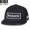 セブンユニオン キッズ キャップ 7UNION 3D Box Snapback Cap スナップバック 男の子 女の子 誕生日 プレゼント ワンサイズ ブラック ISVV-131K