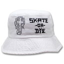 K戵X ZujI nbg 7UNION SKATE OR DIE Bucket Hat oPbgnbg GbNhbZ Xq  7unionLbv ڂ v[g zCg TCY ISW-SP05