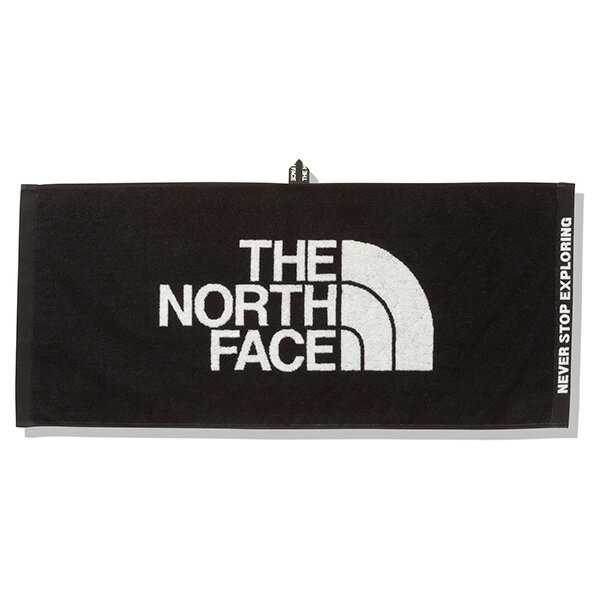 ノースフェイス タオル ノースフェイス タオル コンフォートコットンタオル THE NORTH FACE Comfort Cotton Towel M northface 今治産タオル 抗菌性 保湿機能 ループ付き スポーツ アウトドア キャンプ おしゃれ プレゼント Mサイズ 横80cm×縦34cm ブラック NN22101