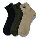 ニューエラ キャップ 靴下 NEW ERA ソックス アンクル 3ペア ニューエラソックス スポーツソックス NEWERA SOCKS ニューエラキャップ メン...