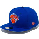 正規取扱店 ニューエラ キャップ 送料無料 NEW ERA 59FIFTY ニューヨーク ニックス ニューエラキャップ NBA バスケットボール 帽子 ブルー チームカラー 55.8cm-63.5cm 13694098