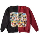 ポイント10倍 正規取扱店 ナインルーラーズ トレーナー 送料無料 NINE RULAZ LINE Reggae Collage Crew Neck クルーネック スウェット 裏起毛 NRL メンズ レディース レゲエ ダンスホール REGGAE コラージュ プレゼント M-XXL 全2色 NRAW21-009