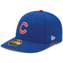 ニューエラ キャップ LP 59FIFTY シカゴ カブス ニューエラキャップ ロープロファイル 帽子 メンズ レディース ベースボールキャップ NEW ERA MLB オンフィールド オルタネイト メジャーリーグ 大きい サイズ 浅め プレゼント ギフト ブルー 14524677