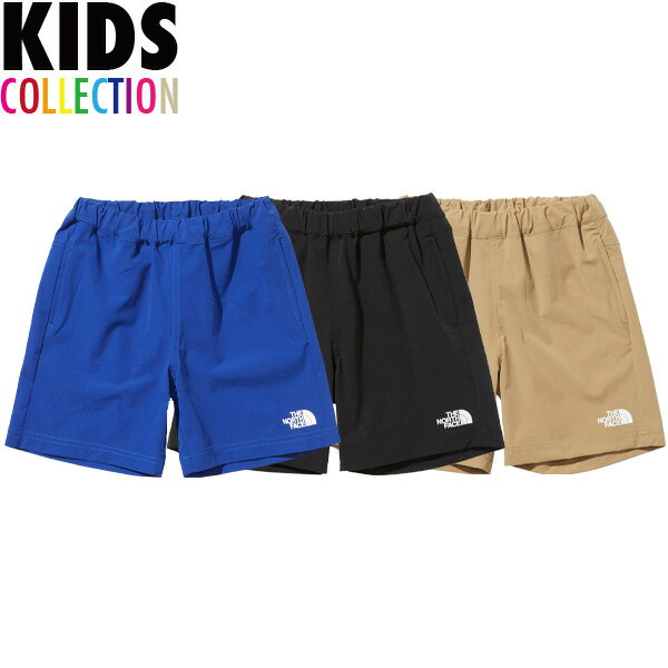 ノースフェイス キッズ パンツ モビリティーショート 送料無料 THE NORTH FACE Kids Mobility Short 軽量ショートパンツ ストレッチ性 撥水加工 静電ケア設計 水遊び アウトドア キャンプ 男の子 女の子 誕生日 プレゼント ギフト 全3色 100-150サイズ NBJ42132