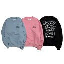 HAIGHT ヘイト CASPER Smokers Club Crewneck Sweat 送料無料 キャスパー コラボレーション クルーネック スウェット トレーナー 裏起毛 全3色 M-XXL HTCP-223001