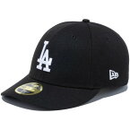 正規取扱店 ニューエラ キャップ 送料無料 NEW ERA LP 59FIFTY ロサンゼルス・ドジャース ニューエラキャップ 帽子 MLB メジャーリーグ ブラック スノーホワイト 55.8cm～63.5cm 13561966