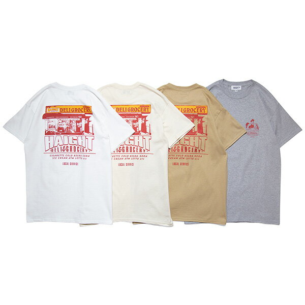 HAIGHT ヘイト 送料無料 Deli&Grocery S/S Tee 半袖 Tシャツ 全4色 M-XXL HTAW-231004