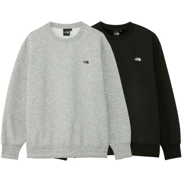 楽天BLACK STOREポイント最大8倍 ノースフェイス トレーナー スモールロゴヘザースウェットクルー THE NORTH FACE Small Logo Heather Sweat Crew クルーネック スウェット 裏起毛 速乾性 静電ケア設計 ユニセックス 全2色 M- XXL NT62337