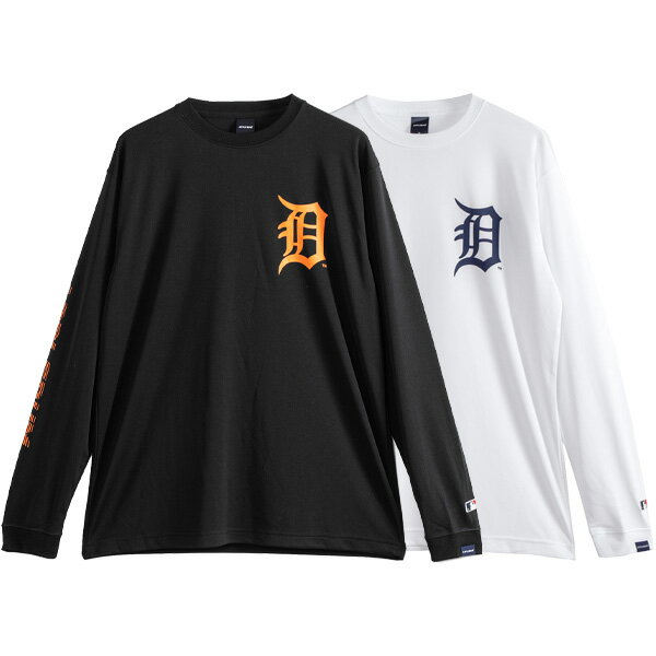 楽天BLACK STOREアップルバム APPLEBUM 送料無料 DETROIT TIGERS Elite Performance L/S T-Shirt デトロイト・タイガース MLB メンズ 長袖 Tシャツ ドライ素材 正規取扱店 全2色 S-XXL ML2321102D