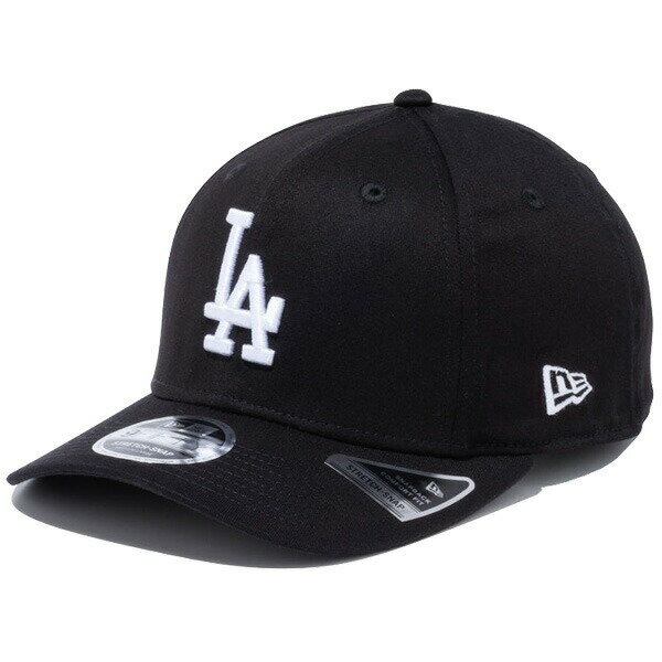 楽天BLACK STORE正規取扱店 ニューエラ キャップ 送料無料 NEW ERA 9FIFTY ストレッチスナップ ロサンゼルス・ドジャース スナップバック ニューエラキャップ MLB メンズ 帽子 ブラック ホワイト 55cm-65cm 13552074