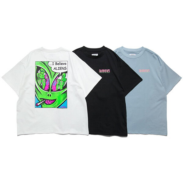 HAIGHT ヘイト 送料無料 Aliens S/S Tee 半袖 メンズ Tシャツ ヘビーウェイト 正規取扱店 全3色 M-XXL HTAW-231001