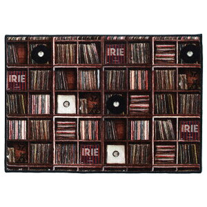 アイリーライフ マット IRIE LIFE Record Box Mat フロアマット IRIE by irielife 正規取扱店 マルチカラー 45cm × 65cm IRAW23-020