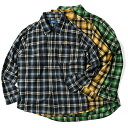 LFYT GGtCeB[ Script Logo Plaid Flannel Shirt lVc ^[^`FbN Y  lafayette t@CGbg K戵X S3F M-XXL LA230204