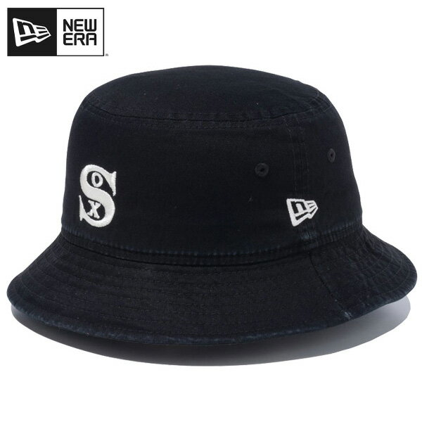 ニューエラ ハット NEW ERA バケット01 シカゴ ホワイトソックス クーパーズタウン MLB メジャーリーグ バケットハット メンズ レディース バケハ ニューエラハット 帽子 おしゃれ かっこいい 人気 ブランド 正規品 ブラック 14109608