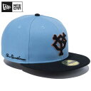 ニューエラ キャップ NEW ERA CAP 59FIFTY 読売 ジャイアンツ 巨人 ニューエラキャップ 日本 プロ野球 NPB ベースボールキャップ NEWERA メンズ 帽子 正規品 人気 おしゃれ かっこいい ブランド 大きい サイズ バーズアイブルー ブラック 14109870の商品画像