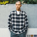 HAIGHT wCg Vc OMBRE CHECK FLANNEL SHIRT lVc  `FbNVc Iu`FbN   100% Rbg Y fB[X uh   lC t H ~ 傫 TCY Ki jZbNX jp HTSS-244001