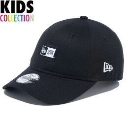 ニューエラ キャップ キッズ NEW ERA CAP Youth 9TWENTY Box Logo ボックスロゴ ローキャップ 帽子 ベースボールキャップ 男の子 女の子 フリーサイズ 国内正規 オールシーズン 目安6～15歳 身長130～160cm ブラック BLACK 黒 13762838