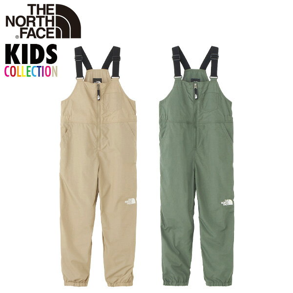 楽天BLACK STOREノースフェイス キッズ THE NORTH FACE KIDS フィールド ビブ オーバーオール サロペット パンツ 子供用 男の子 女の子 おしゃれ 人気 かっこいい かわいい ブランド 正規品 はっ水 UVケア 水遊び ユニセックス プレゼント 出産祝い ギフト NBJ32416