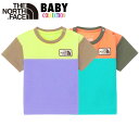 ノースフェイス ベビー Tシャツ THE NORTH FACE ノースフェイスTシャツ 赤ちゃん 男の子 女の子 綿混 tシャツ 半袖 ショートスリーブTNFグ...