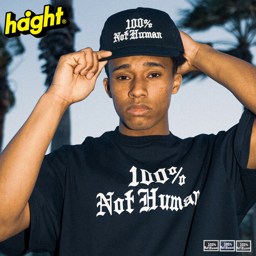 楽天BLACK STOREヘイト キャップ HAIGHT 100％ NOT HUMAN TRUCKER CAP 