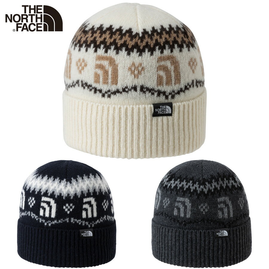 ノースフェイス 帽子 THE NORTH FACE ハーフドーム ノルディック ウール ビーニー メンズ レディース ニット帽 おしゃれ かっこいい 人気 ブランド ザ・ノース・フェイス 正規品 ニットキャップ フリー サイズ ユニセックス 男女兼用 NN42432