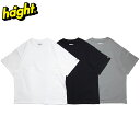 ヘイト Tシャツ HAIGHT PLAIN Tee 無地T メンズ レディース 半袖tシャツ カットソー 袖プリント ヘビーウェイト オーバーサイズ 大きい サ...