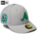 ニューエラ キャップ NEW ERA LP 59FIFTY アトランタ ブレーブス ニューエラキャップ ベースボールキャップ メンズ レディース 帽子 メジャーリーグ クーパーズタウン 深め 大きい サイズ NEWERA CAP MLB Color Variation プレゼント グレー 14388392