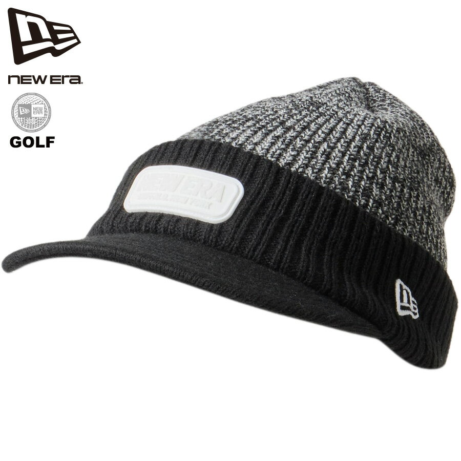 ニューエラ ゴルフ バイザーニットキャップ TPUロゴ NEW ERA GOLF Visor Knit ニット帽 ニットキャップ..