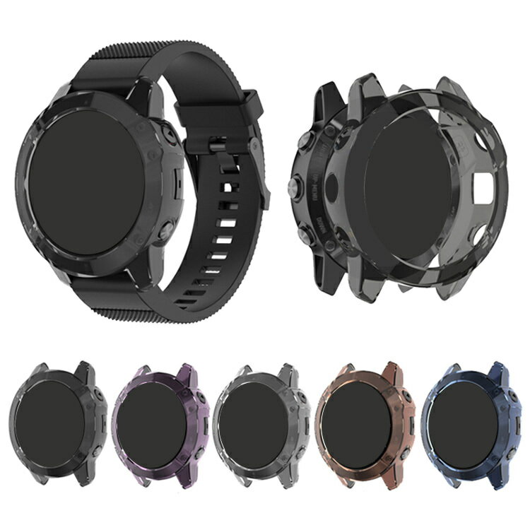 GARMIN (K[~) Fenix 6 /6 Pro TPU Jo[ ϏՌ NA یJo[ case versa یP[X SʕیP[X iTPU \tg ی IV ϏՌ یP[X tBb X}[gEHb` X|[c