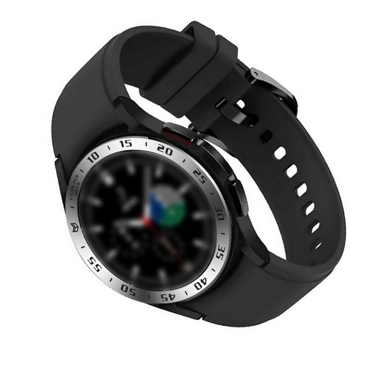 Galaxy Watch 4 Classic 42mm/46mm ベゼルリング 保護カバー ベゼルリング フレーム ステンレス 取付簡単 粘着式 ギャラクシーウォッチ スマートウォッチケース スタイリッシュ スマートウォッチアクセサリー