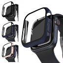 Apple Watch Series 9/8/7 ケース ガラスフィルム ケース カバー 全面保護 液晶保護カバー アップルウォッチ シリーズ9/8/7 41mm/45mm ハードケース 保護ケース フィルム一体 装着簡単(2)