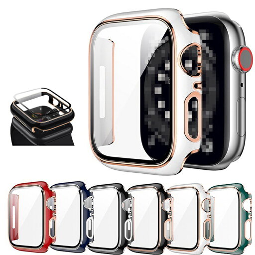 Apple Watch Series 9/8/7 ケース ガラスフィルム ケース カバー 全面保護 液晶カバー アップルウォッチ シリーズ9/8/7 41mm/45mm ハードケース 保護ケース フィルム一体 装着簡単 Apple Watch Series 9/8/7 ケース ガラスフィルム ケース カバー 全面保護 液晶カバー アップルウォッチ シリーズ9/8/7 41mm/45mm ハードケース 保護ケース フィルム一体 装着簡単