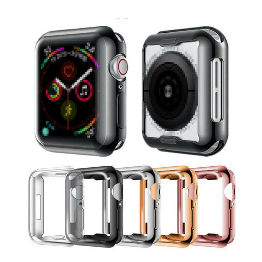 Apple Watch Series 9/8/7 ケース/カバー メッキ 41mm/45mm TPU メタル調 鏡面加工 アップルウォッチ シリーズ9/8/7 ソフトカバー Apple Watch Series 9/8/7 ケース/カバー メッキ 41mm/45mm TPU メタル調 鏡面加工 アップルウォッチ シリーズ9/8/7 ソフトカバー