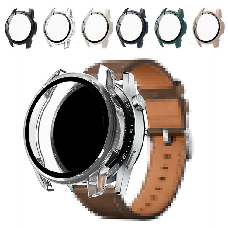 HUAWEI WATCH GT 3 42mm/46mm P[X tی십KXt Sʕی tیJo[ t@[EFCEHb` GT 3 42mm/46mm n[hP[X یP[X KXtB ȒP