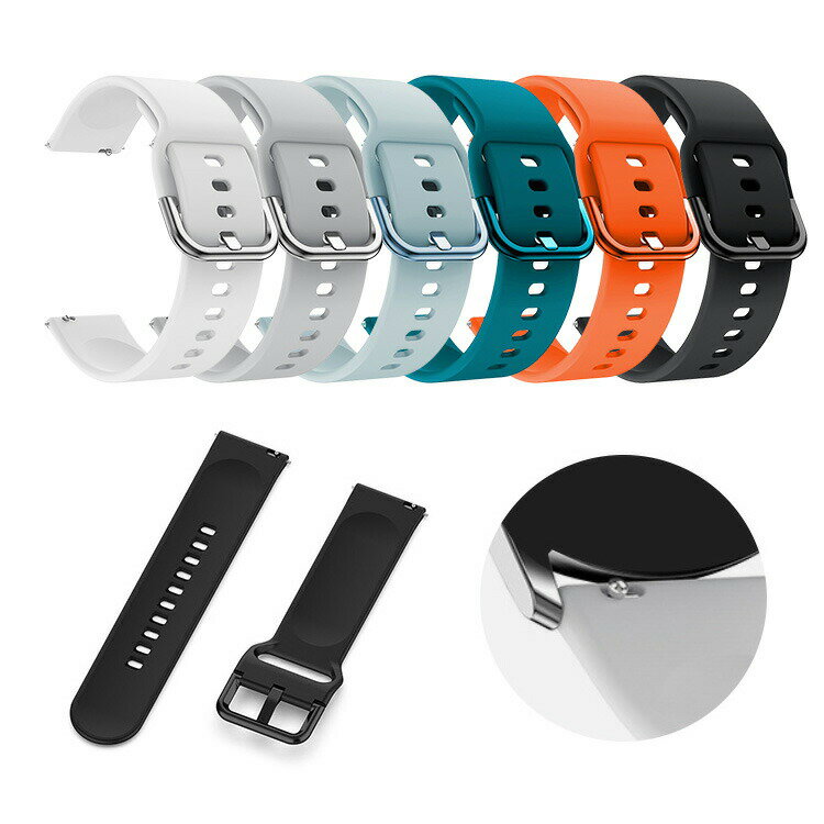 TicWatch Pro 3/3 Ultra GPS バンド ベルト シリコン バンド幅 22mm 交換リストバンド/交換バンド/交換ベルト おすすめ ソフトバンド シリコンバンド Mobvoi