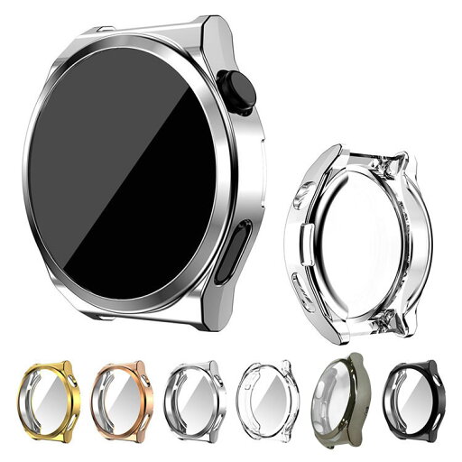 HUAWEI WATCH GT3 Pro ケース 43mm/46mm カバー メッキ / クリア 液晶保護 フィルム一体 保護ケース/カバー ファーウェイウォッチ GT3 プロ TPU 耐衝撃ケース/カバー ソフトケース HUAWEI WATCH GT3 Pro ケース 43mm/46mm カバー メッキ / クリア 液晶保護 フィルム一体 保護ケース/カバー ファーウェイウォッチ GT3 プロ TPU 耐衝撃ケース/カバー ソフトケース
