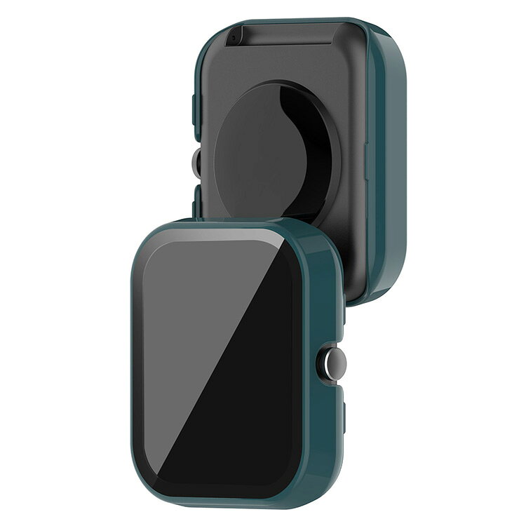 便利グッズ・面白家電 ブレイドのAmazfit Bip 3/Bip 3 Pro ケース カバー 強化ガラス (ガラスフィルム) 付き 全面保護 液晶保護 アマズフィット Bip3/Bip3プロ フィルム一体型 ハードケース 傷防止 簡単装着 スマートウォッチ｜アングル3