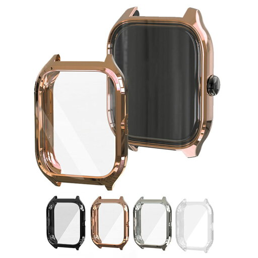 Amazfit GTS 4 ケース カバー メッキ / クリア 液晶保護 フィルム一体 保護ケース/カバー アマズフィット GTS4 TPU 耐衝撃ケース/カバー ソフトケース Amazfit GTS 4 ケース カバー メッキ / クリア 液晶保護 フィルム一体 保護ケース/カバー アマズフィット GTS4 TPU 耐衝撃ケース/カバー ソフトケース