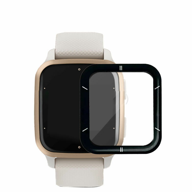 GARMIN Venu Sq 2/Sq 2 Music 液晶保護フィルム/保護シート/衝撃吸収フィルム 強化ガラス 画面保護 フィルム 液晶保護フィルム 保護シート ガーミン