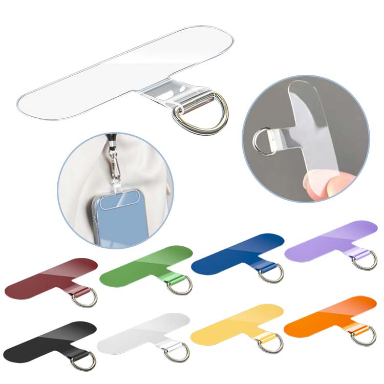 ストラップホルダー ストラップアタッチメント 後付け 紛失防止/落下防止 全機種対応 ホルダー クリア 透明 ステンレス 薄い スリム ショルダー 肩掛け 斜め...