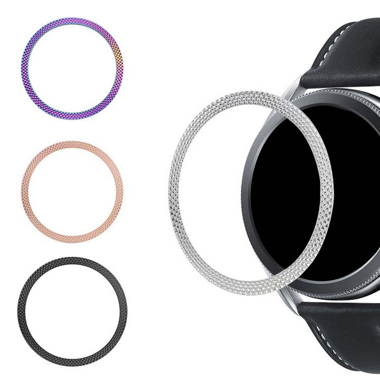Galaxy Watch 6 ベゼルリング 保護カバー ベゼルリング フレーム ステンレス 取付簡単 粘着式 ギャラクシーウォッチ6 40/44mm スマートウォッチケース スタイリッシュ スマートウォッチアクセサリー