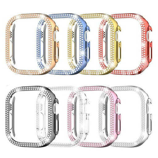 Apple Watch Ultra 2/1 バンパー ケース 耐衝撃 プラスチック ラインストーン ハードケース バンパー 49mm かっこいい アップルウォッチ ウルトラ2/1 カバー Apple Watch Ultra 2/1 バンパー ケース 耐衝撃 プラスチック ラインストーン ハードケース バンパー 49mm かっこいい アップルウォッチ ウルトラ2/1 カバー