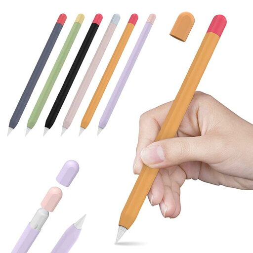 Apple Pencil(USB-C) ケース(第3世代)カバー シリコン ペンを包み込みキズや汚れから守る・グリップ力をUPさせより描きやすく・キャップ紛失を防ぐ収納ヘッド搭載 ペンケース ペンカバー Apple Pencil(USB-C) ケース(第3世代)カバー シリコン ペンを包み込みキズや汚れから守る・グリップ力をUPさせより描きやすく・キャップ紛失を防ぐ収納ヘッド搭載 ペンケース ペンカバー